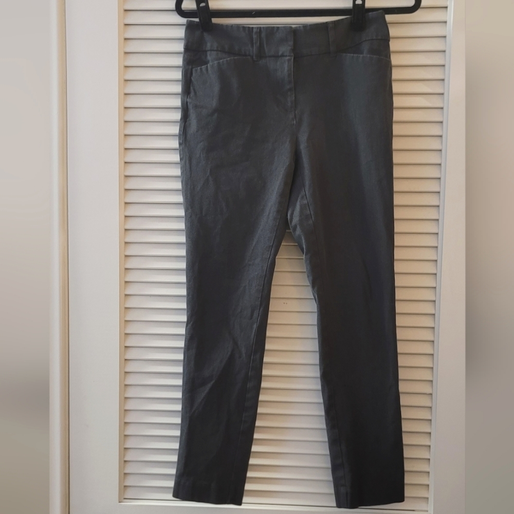 LOFT - Grey Modern Skinny Ankle Pants With Pockets